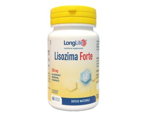 LongLife Lisozima Forte 60 capsule - integratore di lisozima per difese immunitarie