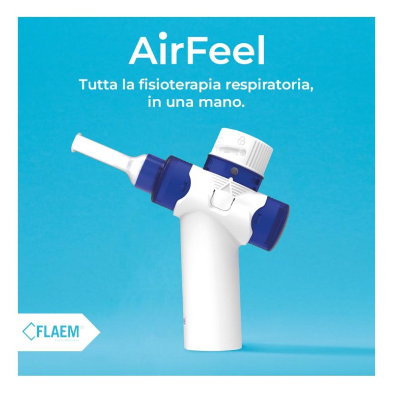 AirFeel dispositivo portatile per fisioterapia respiratoria