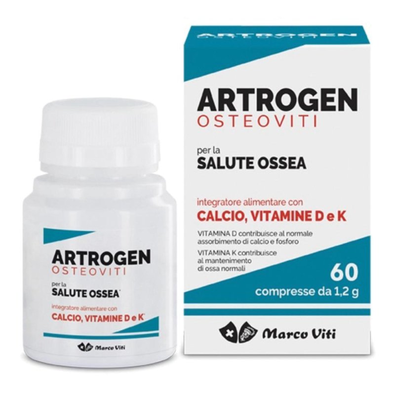 Artrogen Osteoviti integratore con calcio vitamina D3 e K2 60 compresse