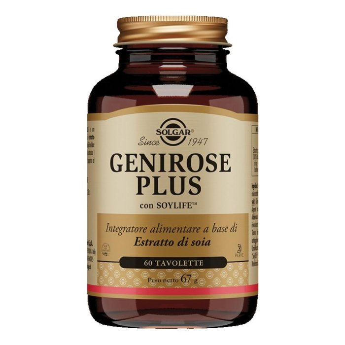 Genirose Plus Solgar 60 Tavolette