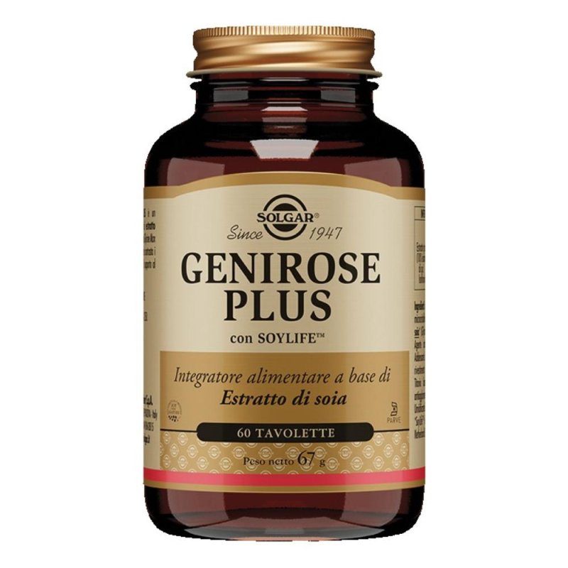 Genirose Plus Solgar 60 Tavolette Genirose Plus Solgar 60 Tavolette