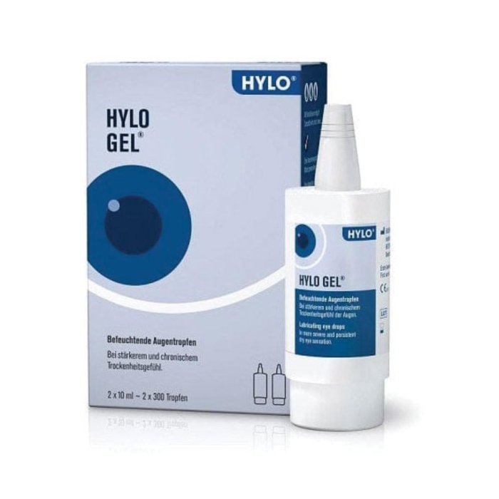 Hylo Gel collirio 2 flaconi da 10 ml per secchezza oculare Hylo Gel collirio 2 flaconi da 10 ml per secchezza oculare