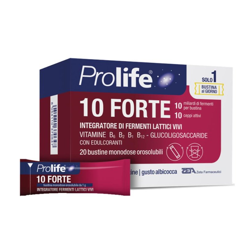 Prolife 10 Forte 20 Bustine Orosolubili Prolife 10 Forte 20 Bustine Orosolubili