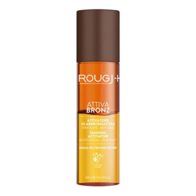 Rougj bifasico attivatore abbronzatura 200 ml - spray corpo attivatore dellâ€™abbronzatura