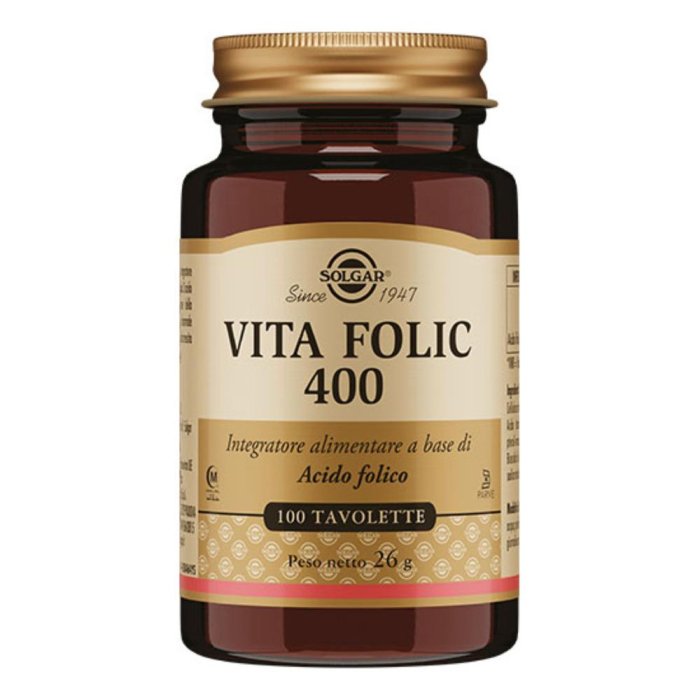 Solgar - Vita Folic Confezione 100 Tavolette Solgar - Vita Folic Confezione 100 Tavolette