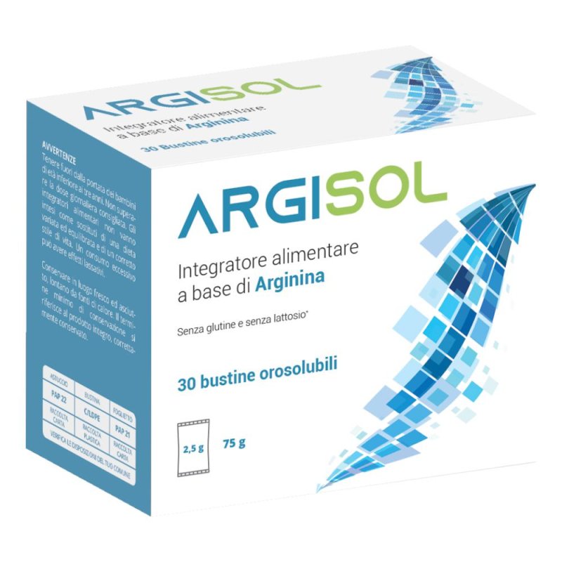 Argisol Integratore di Arginina, 30 Bustine Argisol Integratore di Arginina, 30 Bustine