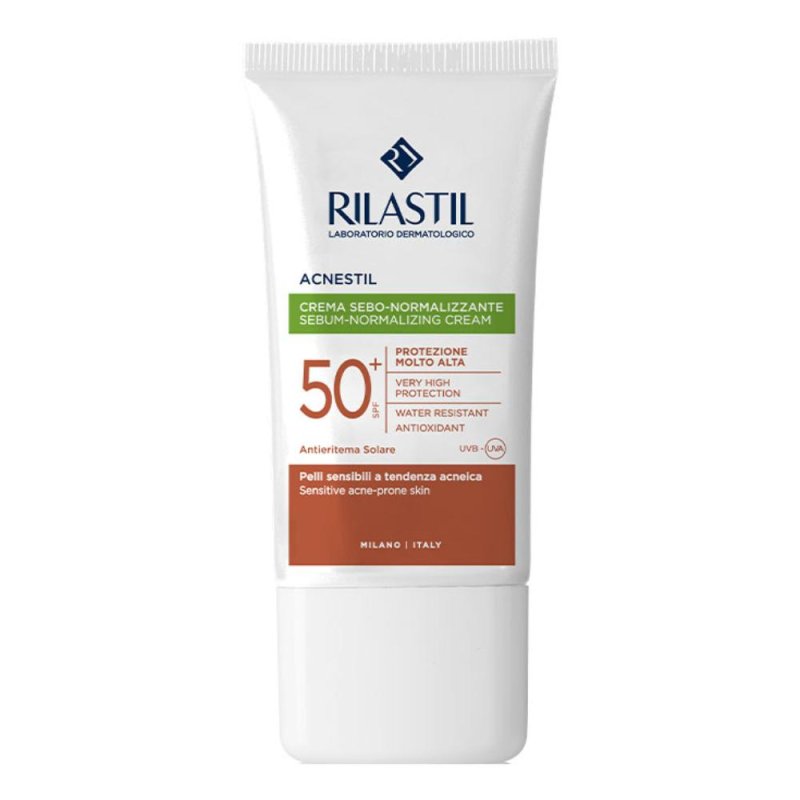 Rilastil Acnestil crema sebo-normalizzante SPF 50+ 40 ml