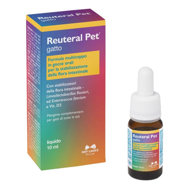 Reuteral Pet gatto gocce 10 ml Reuteral Pet gatto gocce 10 ml