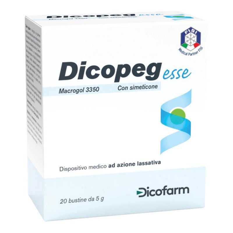 Dicopeg Esse Macrogol 3350 Integratore Lassativo 20 Buste 5 g
