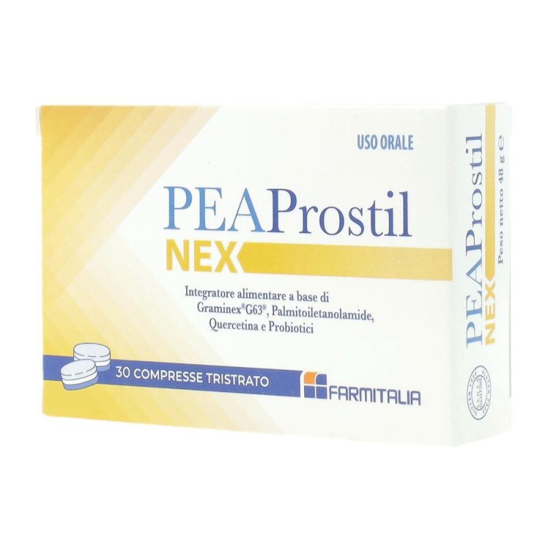 Peaprostil Nex Integratore Alimentare per la Salute Prostatica - 30 Compresse Tristrato Peaprostil Nex Integratore Alimentare per la Salute Prostatica - 30 Compresse Tristrato