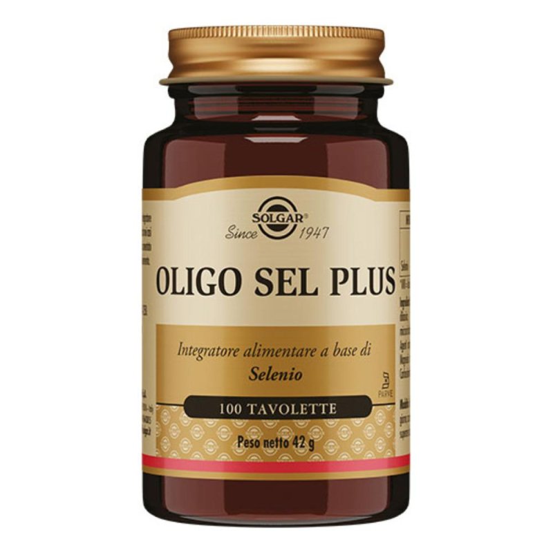 Solgar Oligo Sel Plus Selenio 100 Tavolette Solgar Oligo Sel Plus Selenio 100 Tavolette