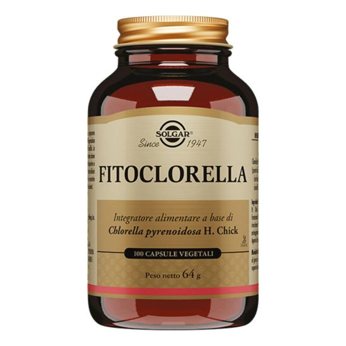 Solgar Fitoclorella 100 Capsule Solgar Fitoclorella 100 Capsule