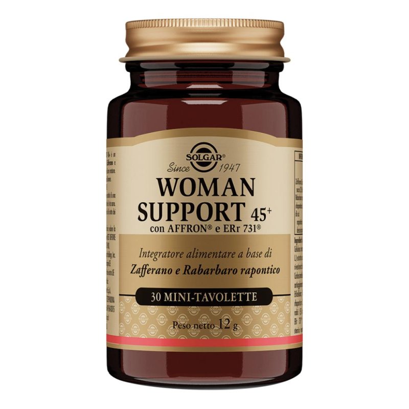 Solgar Woman Support 45+ - Integratore per la donna in menopausa 30 mini tavolette Solgar Woman Support 45+ - Integratore per la donna in menopausa 30 mini tavolette