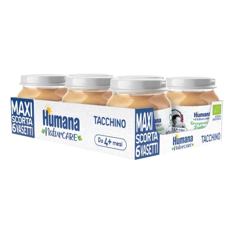 Humana omogeneizzato tacchino bio 2x80 g - omogeneizzato di carne di tacchino biologico Humana omogeneizzato tacchino bio 2x80 g - omogeneizzato di carne di tacchino biologico