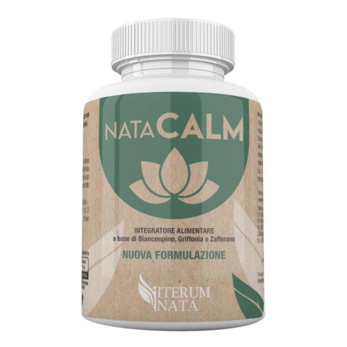 Natacalm Integratore Rilassante 30 Cps Capsule per Sonno Calmo e Controllo dello Stress Natacalm Integratore Rilassante 30 Cps Capsule per Sonno Calmo e Controllo dello Stress