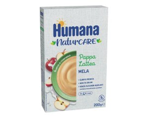 Humana pappa lattea mela 200 g - crema di cereali e mela per lo svezzamento