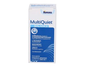 Humana MultiQuiet - Balance Integratore Alimentare per il Rilassamento Diurno 240 ml