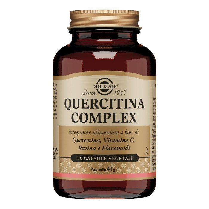 Quercitina Complex Confezione 50 Capsule Vegetali Solgar Quercitina Complex Confezione 50 Capsule Vegetali Solgar