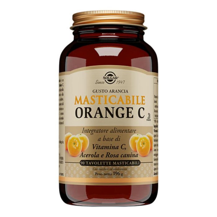 Solgar Orange C 90 tavolette masticabili Solgar Orange C 90 tavolette masticabili