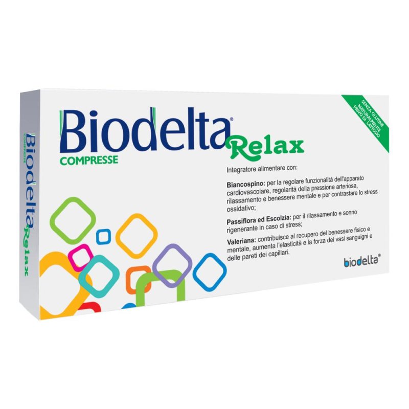 BIODELTA RELAX 30 Cpr BIODELTA RELAX 30 Cpr
