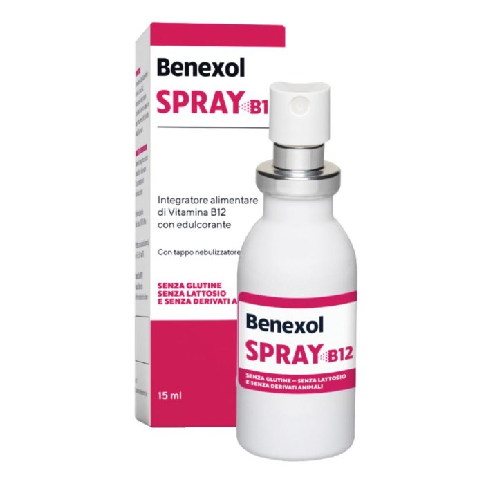 Benexol Spray con vitamina B12 per il sistema nervoso 15 ml Benexol Spray con vitamina B12 per il sistema nervoso 15 ml