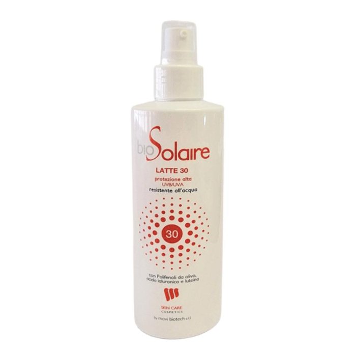 Biosolaire latte solare SPF 30 - latte protettivo corpo per pelli chiare Biosolaire latte solare SPF 30 - latte protettivo corpo per pelli chiare