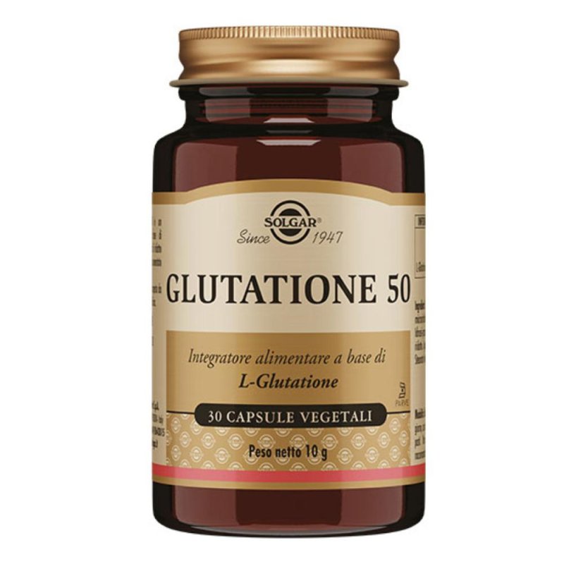 Solgar - Glutatione 50 Confezione 30 Capsule Vegetali Solgar - Glutatione 50 Confezione 30 Capsule Vegetali