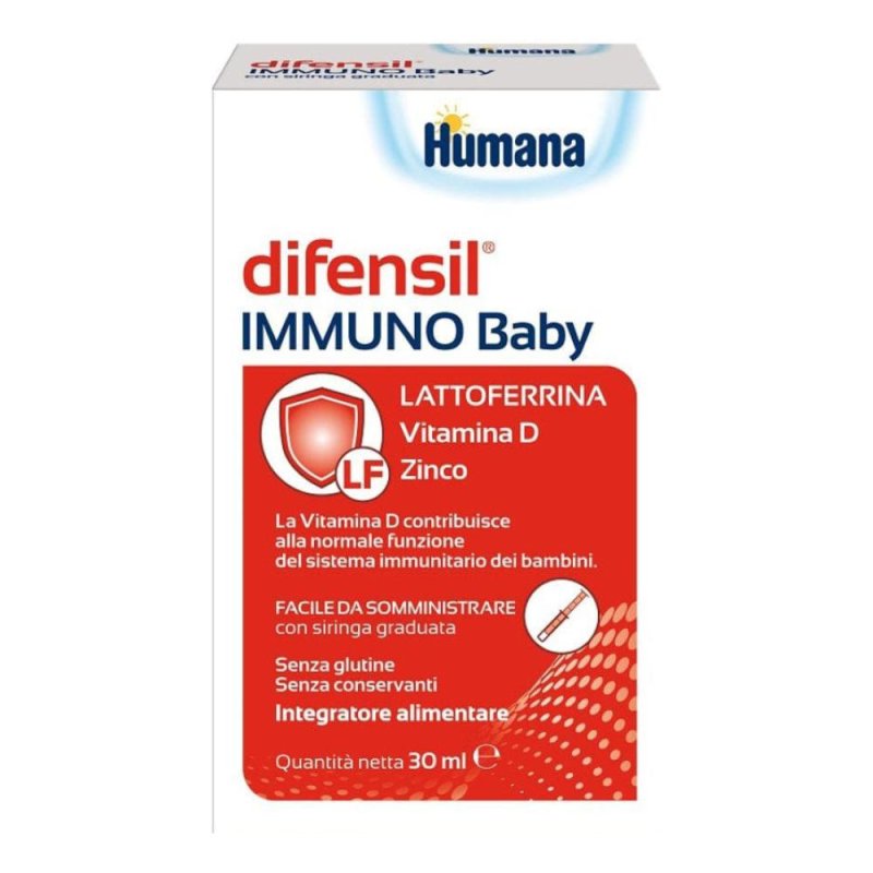 Difensil Immuno Baby integratore per le difese immunitarie gocce orali 30ml Difensil Immuno Baby integratore per le difese immunitarie gocce orali 30ml