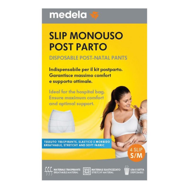 Post Natal Pants Mutandine Post Parto Monouso Assorbenti Taglia S-M Confezione da 4 Pezzi Post Natal Pants Mutandine Post Parto Monouso Assorbenti Taglia S-M Confezione da 4 Pezzi