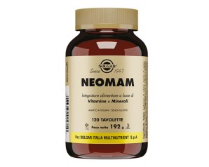 Solgar Neomam Integratore Alimentare Vitamine e Minerali, 120 Tavolette