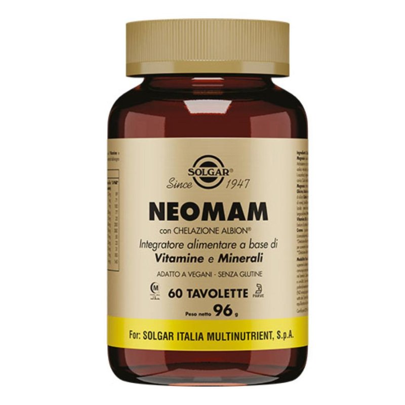 Solgar Neomam 60 Tavolette Solgar Neomam 60 Tavolette
