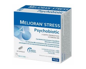 Melioran Stress psychobiotic integratore probiotici e vitamina B6 30 capsule