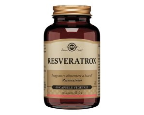  Resveratrox 60 Capsule Vegetali - Integratore con Resveratrolo e Antiossidanti Naturali
