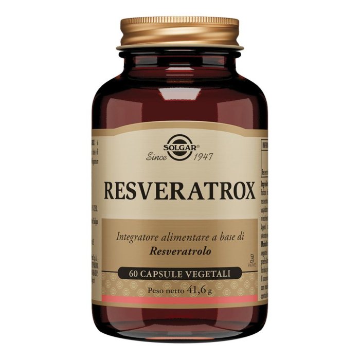 Resveratrox 60 Capsule Vegetali - Integratore con Resveratrolo e Antiossidanti Naturali Resveratrox 60 Capsule Vegetali - Integratore con Resveratrolo e Antiossidanti Naturali