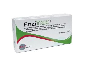 Enzitrik Integratore Digestivo 30 Compresse Rivestite – Supporto Enzimatico per la Digestione