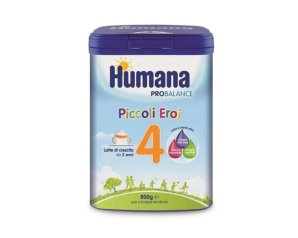 Humana 4 Latte di Crescita in Polvere Probal 800 g dai 2 Anni