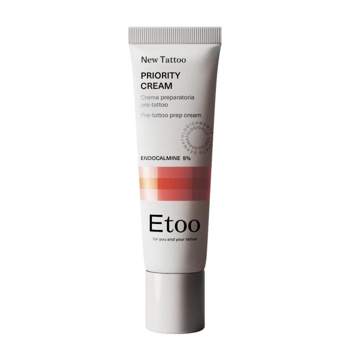 Priority Cream preparatrice pre-tattoo - crema preparatrice pelle prima del tatuaggio