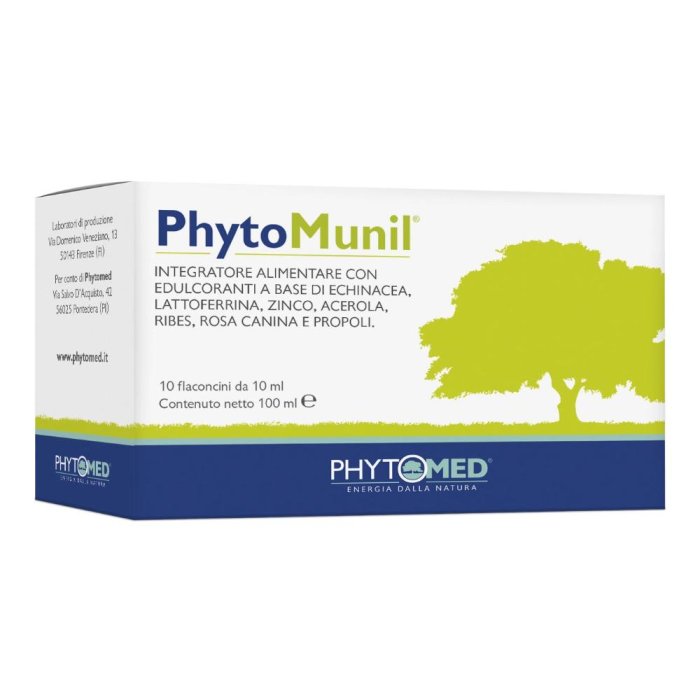 Phytomunil 10 flaconcini 10 ml NF - integratore per sostegno del sistema immunitario