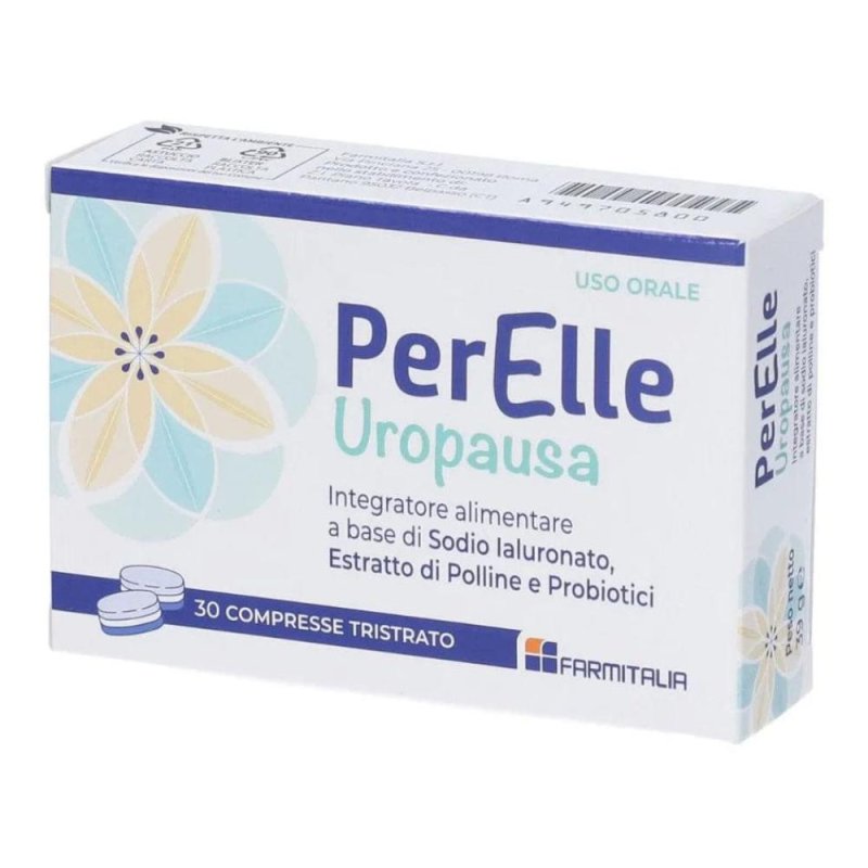 PerElle Uropausa Integratore Alimentare 30 Compresse - Benessere Femminile PerElle Uropausa Integratore Alimentare 30 Compresse - Benessere Femminile