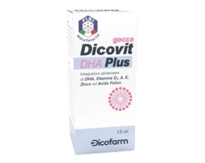 Dicofarm Dicovit Plus Integratore Alimentare di DHA 15ml