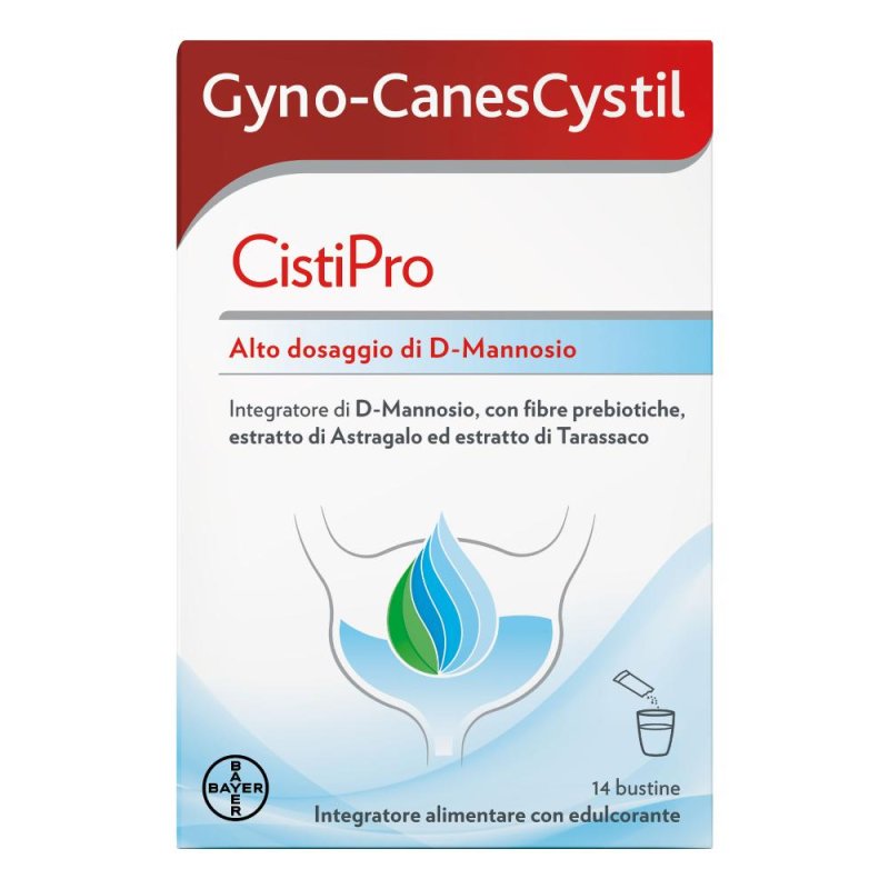 Gyno-Canescystil Cistipro 14 Bustine Integratore per le Vie Urinarie Gyno-Canescystil Cistipro 14 Bustine Integratore per le Vie Urinarie
