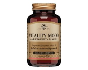 Solgar Vitality Mood 30 Capsule - Integratore per il tono dell'umore con rodiola e vitamine B
