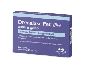 Drenalase Pet Mangime Complementare Drenaggio Per Cani/Gatti Taglia Mini 20 Compresse