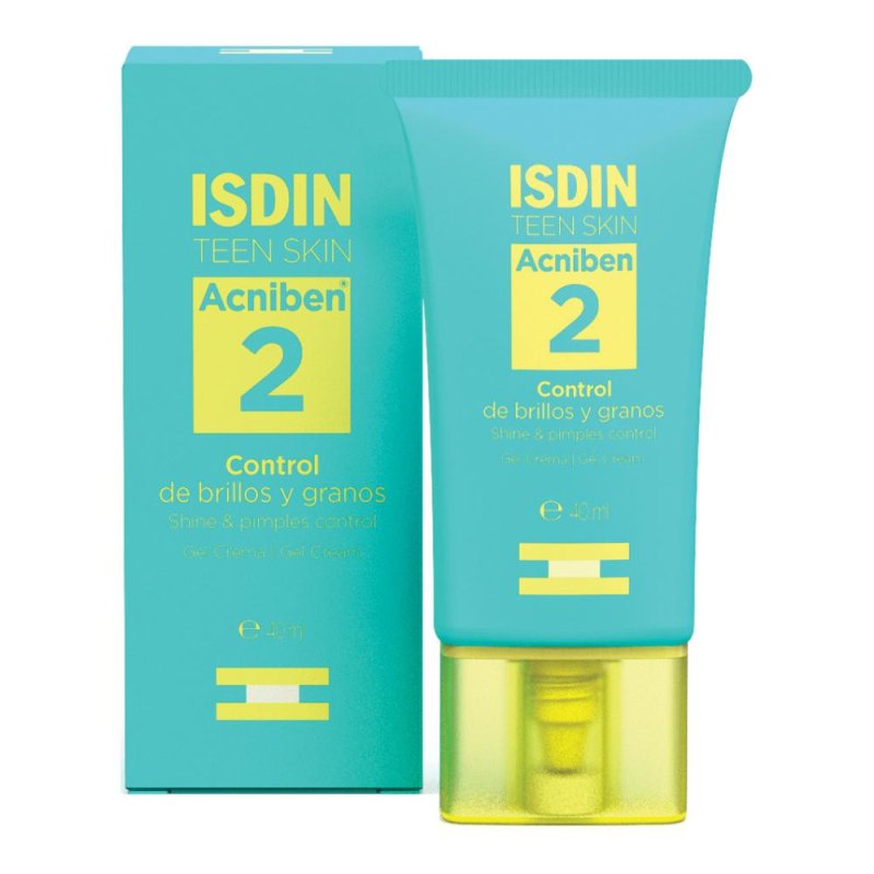 ISDIN Acniben Gel Cream Gel Crema Viso Controllo Lucidit&agrave; e Brufoli 40 ml