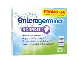 Enterogermina gonfiore integratore alimentare 10 bustine da 4 g