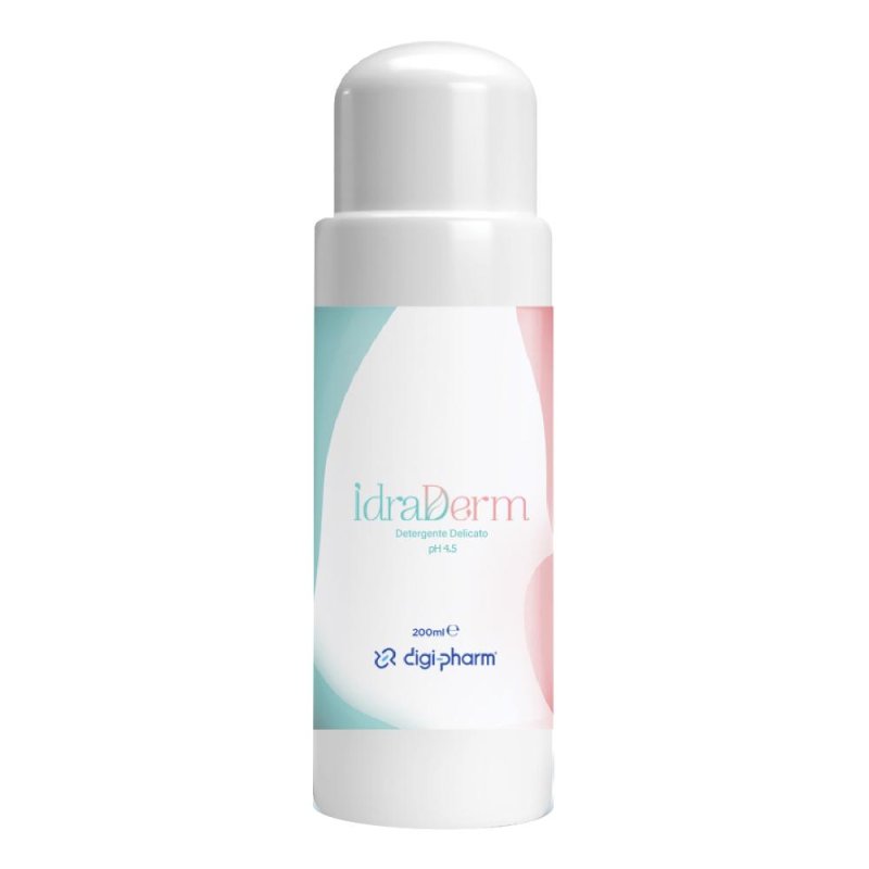 Idraderm Detergente Delicato pH 4,5 per Viso e Corpo &ndash; Detersione Quotidiana per Pelle Sensibile e Delicata
