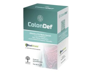 COLONDEF Integratore Alimentare per Benessere del Colon e Flora Intestinale 20 Bustine da 2,5 g – The Colon Support