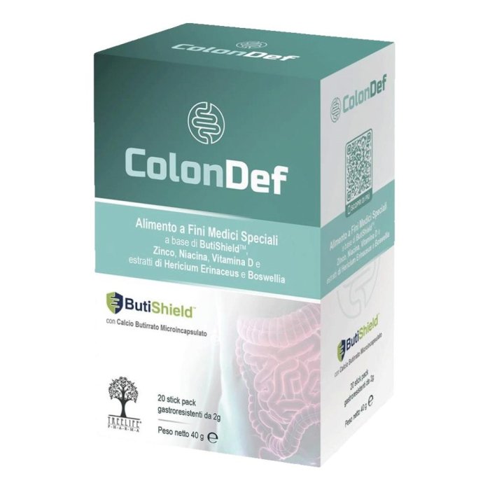 COLONDEF Integratore Alimentare per Benessere del Colon e Flora Intestinale 20 Bustine da 2,5 g – The Colon Support COLONDEF Integratore Alimentare per Benessere del Colon e Flora Intestinale 20 Bustine da 2,5 g – The Colon Support