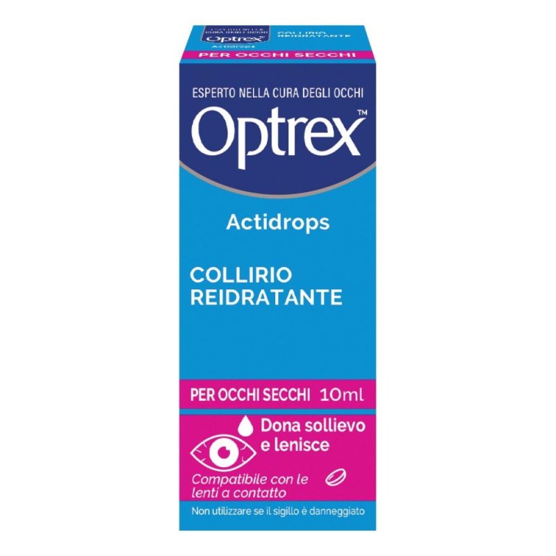 Optrex Actidrops Collirio Idratante per Occhio Secco 10 ml Optrex Actidrops Collirio Idratante per Occhio Secco 10 ml