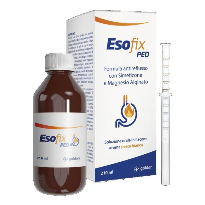 Esofix Pediatrico Soluzione Orale 210 ml Maxblue Trattamento Reflusso Gastroesofageo per Bambini e Neonati